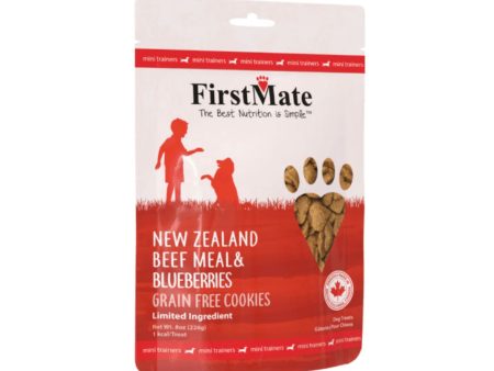 Firstmate Dog Grain Free Mini Beef Blueberry Treat 8Oz on Sale