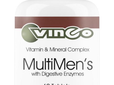 Vinco, MultiMen s with Digestive Enzymes, 60 Tablets For Cheap