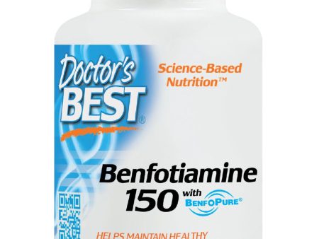 Doctor s Best, Benfotiamine 150, 150 mg, 120 veggie caps Discount