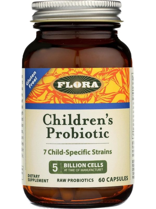 Flora, Children s Probiotic, 5 Billion Cells, 60 Capsules For Discount