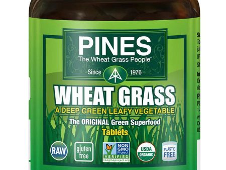 PINES Wheat Grass, Wheat Grass 500 mg, 100 Tablets Fashion