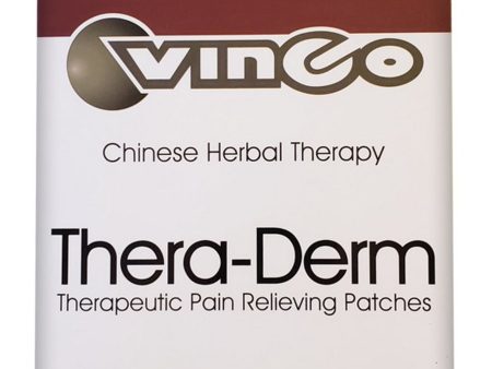 Vinco, Thera-Derm, Therapeutic Pain Relieving Patches, 4 Personal Size Patches (6 in. x 3.50 in.) Cheap