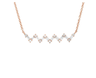 18k Gold Diamond Zigzag Necklace Online Hot Sale