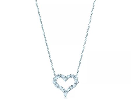 14K Lab Diamond Small Heart Pendant Online