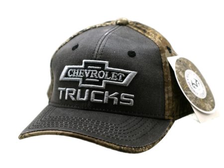 Chevrolet Trucks Realtree Max-1 XT Camouflage Brown Ball Cap Hat Discount