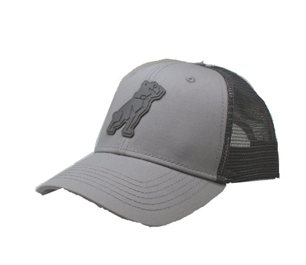 Hat - Mack Trucks Bulldog Rubber Logo Grey & BlackAdjustable Mesh Cap Sale