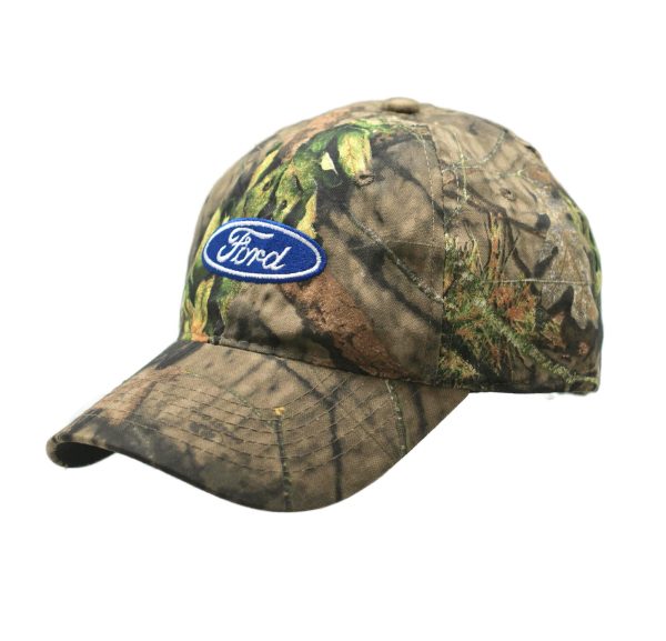 Ford Logo Hat Mossy Oak Camouflage Ball Cap Online now