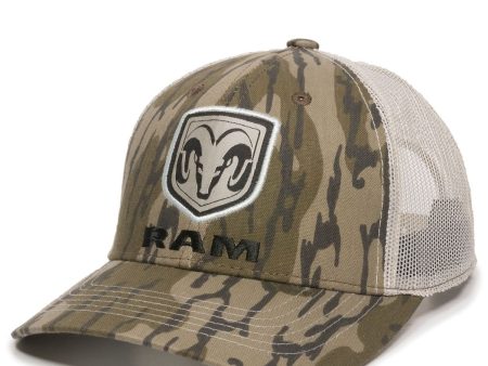 Ram Mossy Oak Camouflage Mesh Vented Adjustable Trucker Hat Cap Online