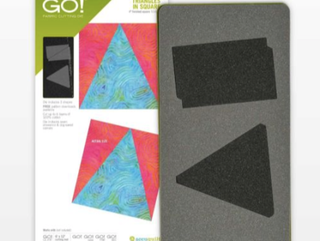 GO! Triangles in Square-4  Finished Square Die # 55409 For Sale