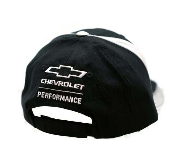 Chevrolet Performance Stripe Adjustable CFS Ball Cap Black & Gray Cheap