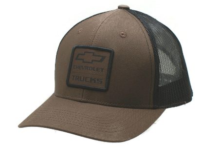 Hat - Chevrolet Trucks Logo Mesh Trucker Ball Cap Cheap