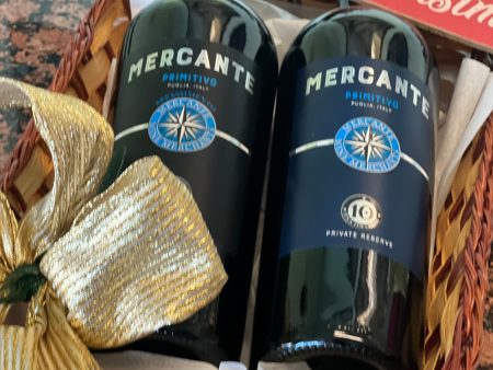 Two bottles of Mercante Primitivo Hot on Sale