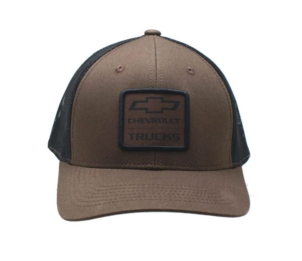 Hat - Chevrolet Trucks Logo Mesh Trucker Ball Cap Cheap