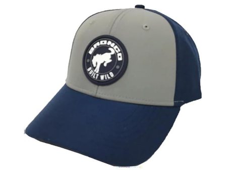 Hat - Ford Bronco Built Wild Adjustable Blue & Grey Ball Cap Sale