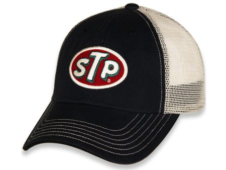 Hat - STP Black & Stone Mesh Trucker Style CFS Ball Cap Hot on Sale