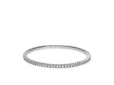 14k White Gold Diamond Flexi Tennis Bracelet Online