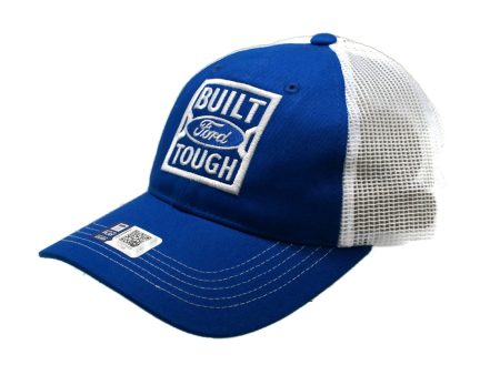 Hat - BUILT FORD TOUGH Adjustable Snapback Trucker Cap Cheap