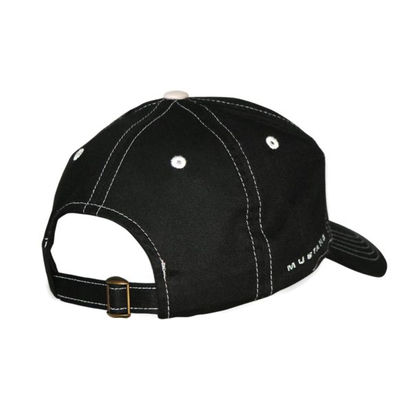 Ford Mustang Hat Black on Black Adjustable CFS Ball Cap Online Sale