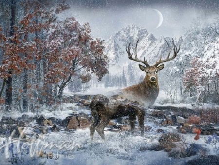 27  Panel - Hoffman Fabrics - Digital Prints-Call of the Wild December Sale