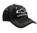 Chevrolet Bowtie Logo Black & White Adjustable Hat Ball Cap Hot on Sale