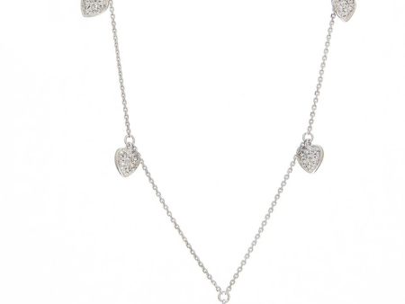 14k Gold Diamond Heart Paige Necklace Sale