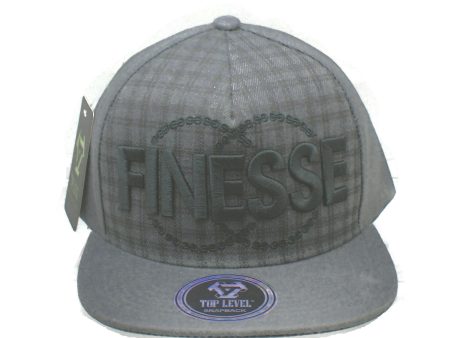 Top Level FINESSE Hip Hop Snapback Adjustable Flat Bill Hat Cap For Sale