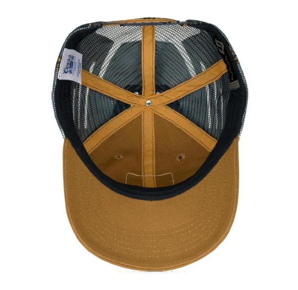 Coors Banquet Rodeo Logo Canvas Snapback Hat Multi Color Cap on Sale