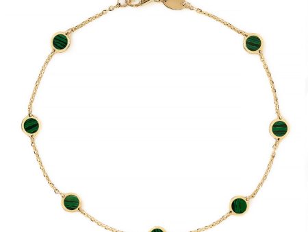 14k Gold Lucy Circle Bracelet Online Hot Sale