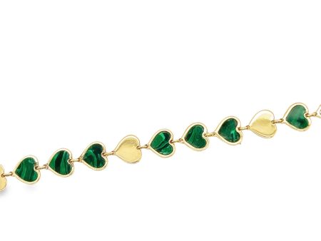 14k Gold Sadie Heart Bracelet on Sale