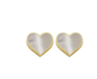 14k Gold Mini Clara Heart Studs Sale