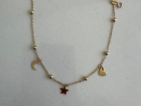 14k Yellow Gold Charm Bracelet Cheap