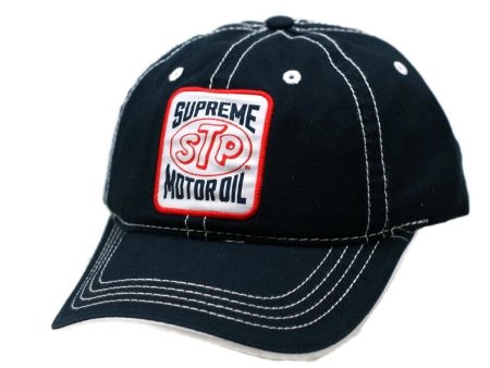 STP Oil Treatment Adjustable Appliqued Ball Cap Hat For Sale