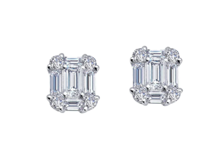 Lafonn Baguette Stud Earrings For Cheap