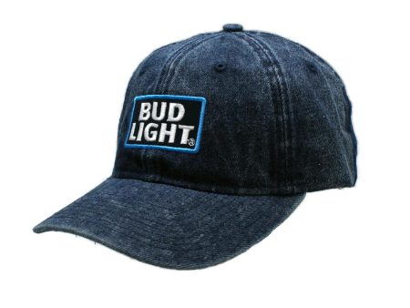 BUD Light Blue Denim Adjustable H3 Hat Supply