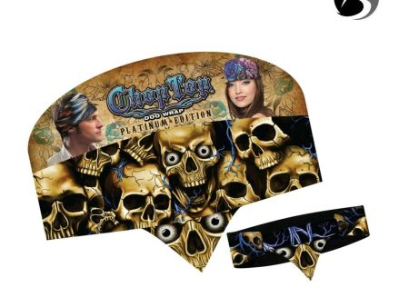 Chop Top Platinum Uprooted Sublimation Headband Headwrap Sweatband Bandanna Discount