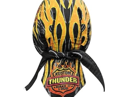 Headwrap DANBANNA Kustom Thunder Make it Load Du Rag Doo Rag Skull Cap Bandana For Cheap