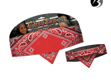 Chop Top Red Black Paisley Good Time Headband Headwrap Sweatband Bandanna Online Sale