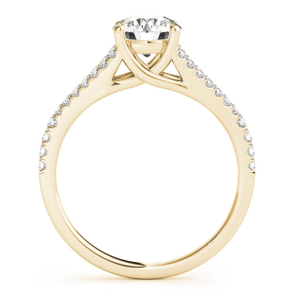 18kt Yellow Gold Mutli Row Engagement Ring Setting Sale