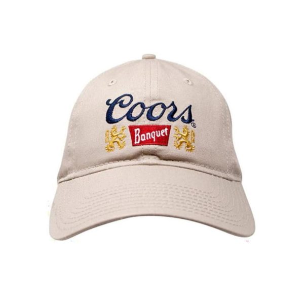 COORS Banquet Beer H3 Embroidered Adjustable Hat - Ball Cap Discount