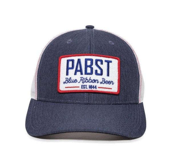 Pabst Blue Ribbon Beer est 1844 Patch Snapback Trucker Hat Outdoor Cap Online now