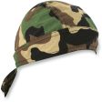 Headwrap Du Rag Skull Cap Bandana Doo Rag SportFlex Woodland Camo ZAN Flydanna Cheap