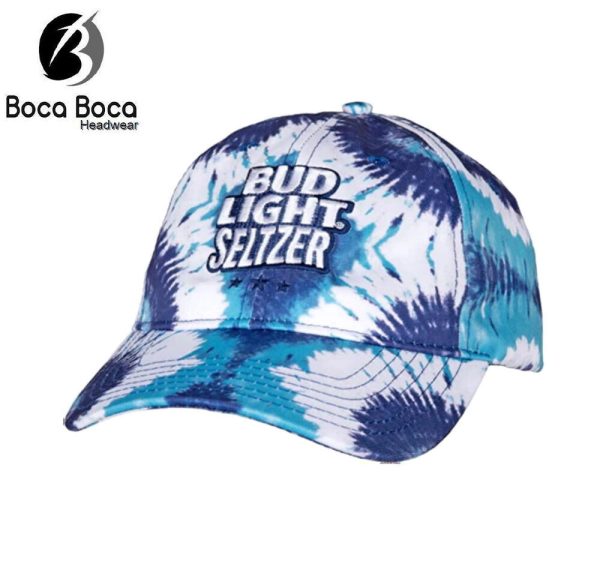 Bud Light Seltzer Tie Dye H3 Dad Hat For Sale