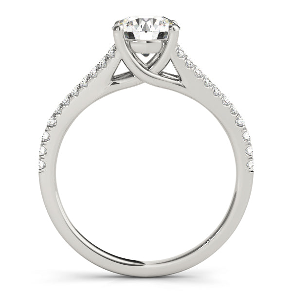 18kt White Gold Multi Row Engagement Ring Setting Hot on Sale