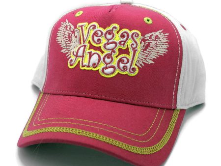 Vegas Angel Ball Cap   Hat Applique Embroidered Adjustable Cheap