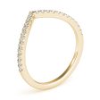 18kt Yellow Gold Diamond Chevron Band (.20 ctw) Online now