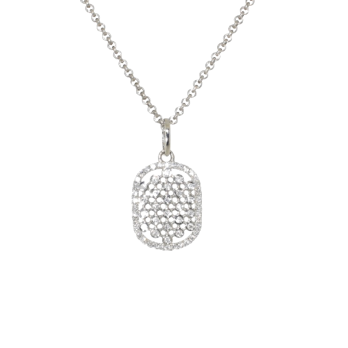 14kt White Gold Diamond Fashion Pendant (.31 ctw) Online now