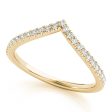 18kt Yellow Gold Diamond Chevron Band (.20 ctw) Online now