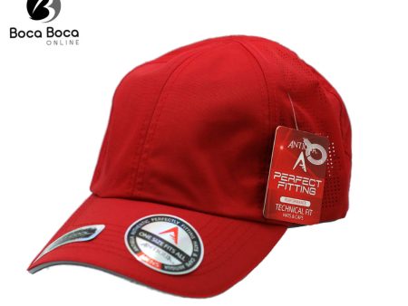 Antigua Golf Technical Fit Ball Cap Desert Cool Heat Releasing Technology Hat Red Online Hot Sale