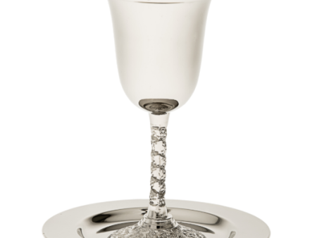 Stainless Steel Kiddush Cup with Tray Online